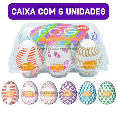 Masturbador Masculino 6 Eggs Sexshop Ovo Do Prazer Punheta。